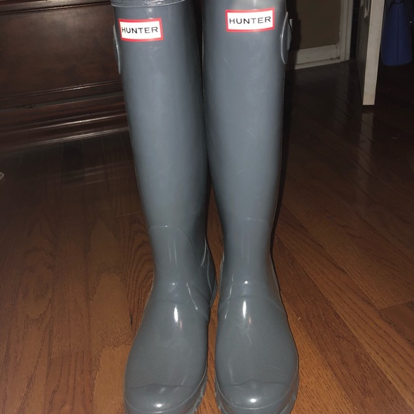 Hunter Shoes - Gray Hunter boots!